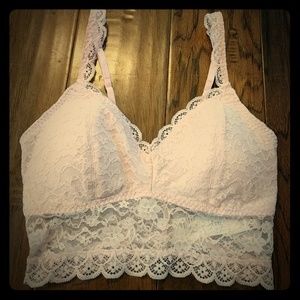 Hollister Lace Longline Padded Bralette